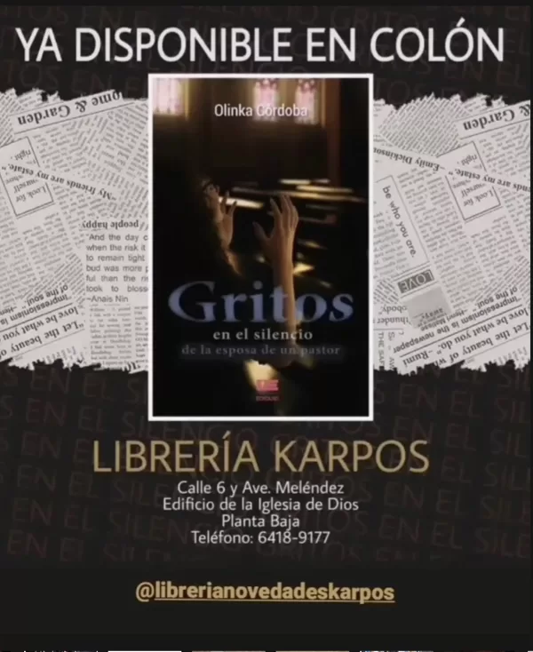 Disponible en Karpos Colón, calle 6 y Avenida Meléndez 